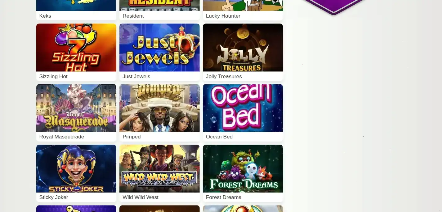 интерфейс казино Буй с акциями и яркими играми